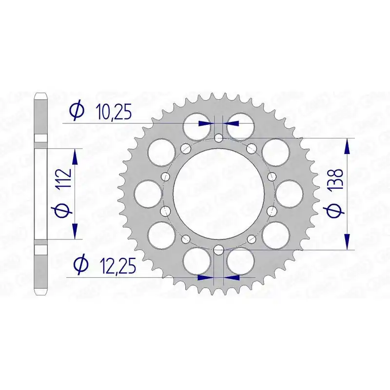 Achetez Aujourd&rsquo;hui Couronne AFAM aluminium Ultra-Light 11509 – 520