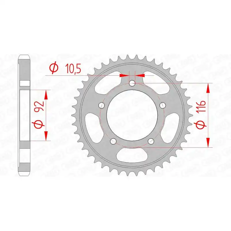 Acheter Direct Couronne AFAM acier standard 16900530