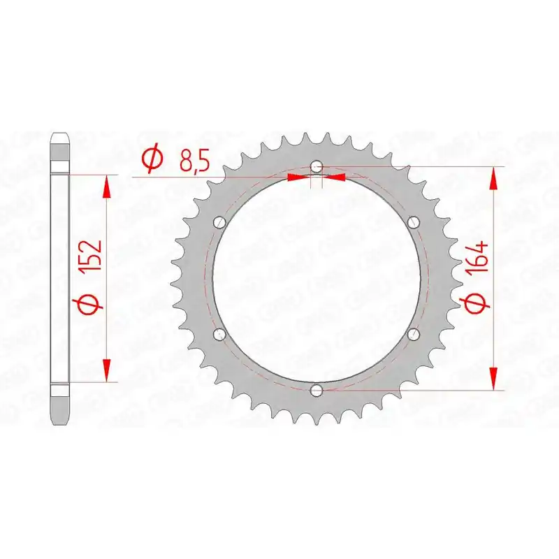 Acheter En Ligne Couronne AFAM acier standard 12502 – 520
