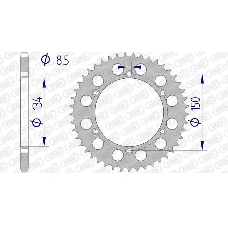 Couronne AFAM aluminium 17206520 Meilleur Choix