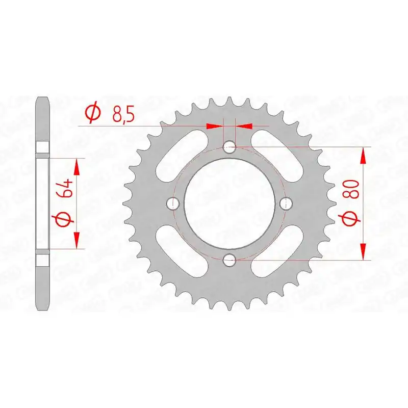 Vente Directe Couronne AFAM acier standard 12101 – 420