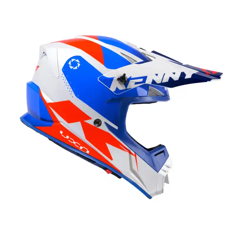 Populaire Casque Cross KENNY TRACK GRAPHIC Bleu Blanc Rouge