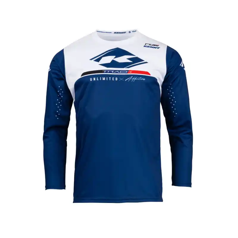 Maillot Cross KENNY TRACK RAW Bleu Bon Plan