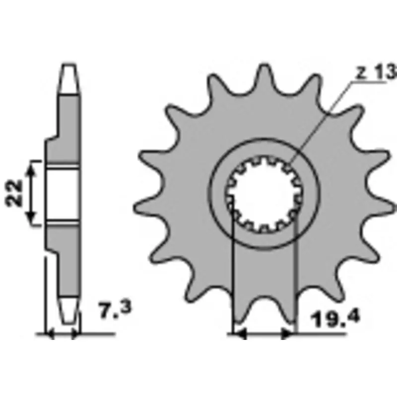 Quantité Limitée Pignon PBR acier standard 434 – 520