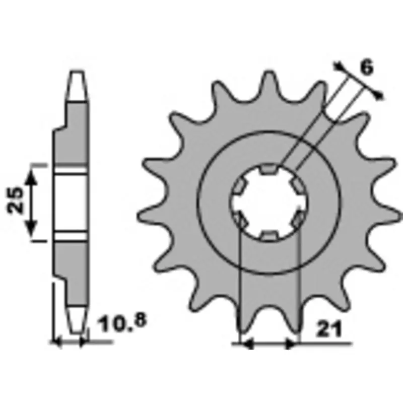 Populaire Pignon PBR acier standard 331 – 630