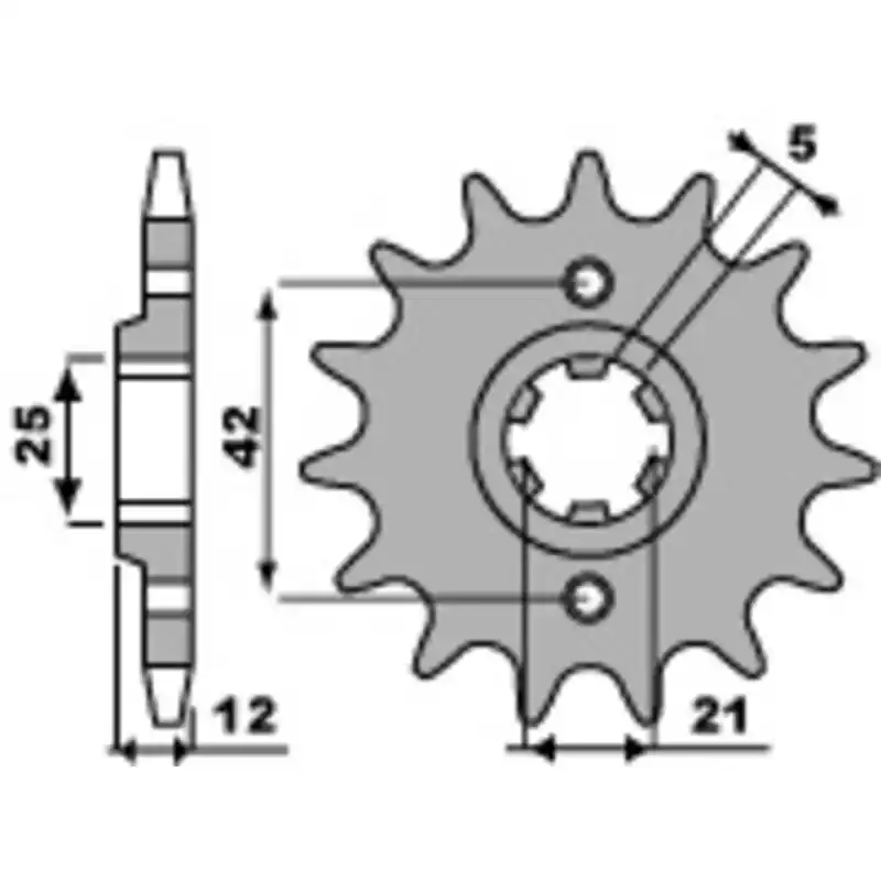 Meilleur Prix Pignon PBR acier standard 571 - 530