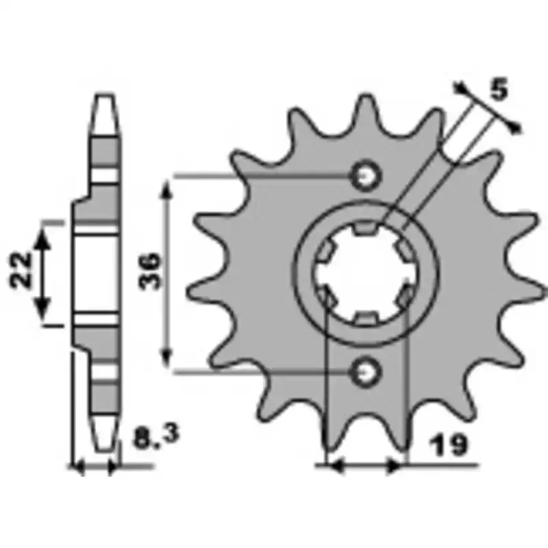 Remise Pignon PBR acier standard 2502 - 520