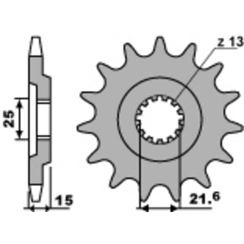 Commander Vite Pignon PBR acier standard 528 – 630