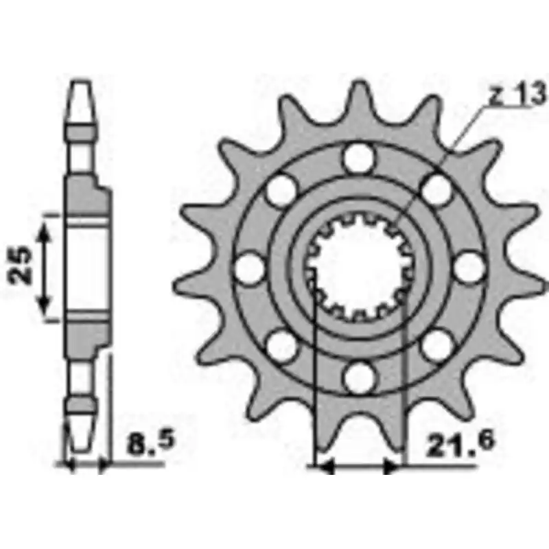 Pignon PBR Racing acier standard 2179 – 520 Vente Flash