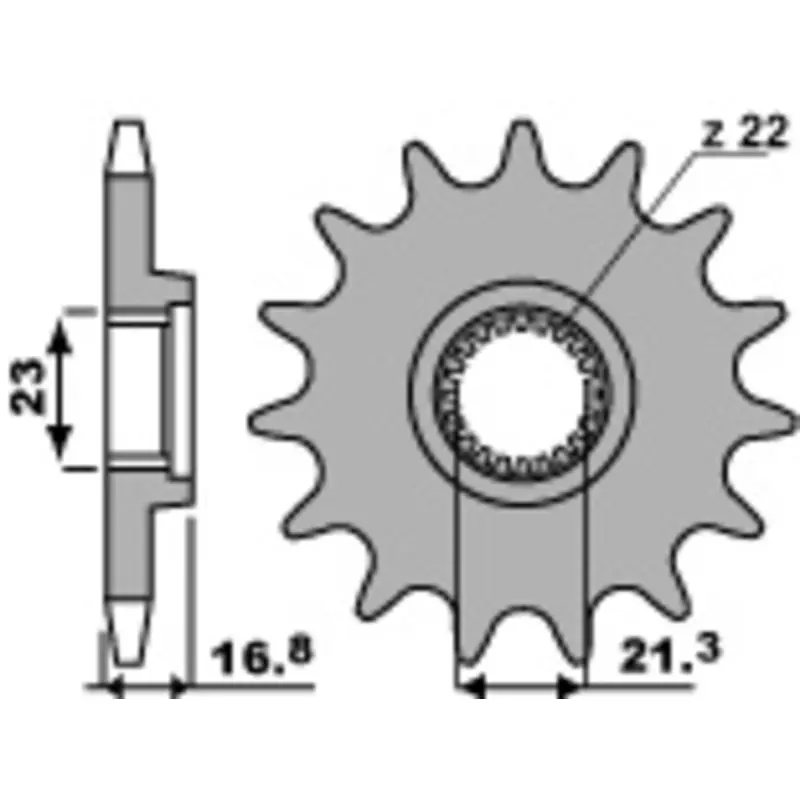 Pignon PBR acier standard 443 – 520 Solde