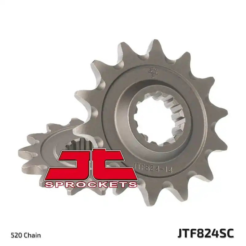Pignon JT SPROCKETS acier anti-boue 824 - 520 Populaire