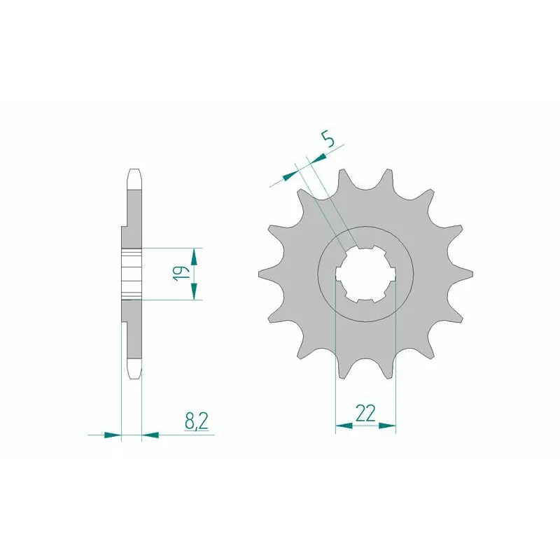 Pignon AFAM acier standard 22302 - 520 Produit De Marque