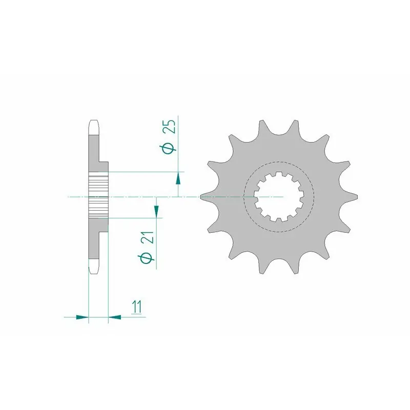 Solde Pignon AFAM acier standard 70600 – 520
