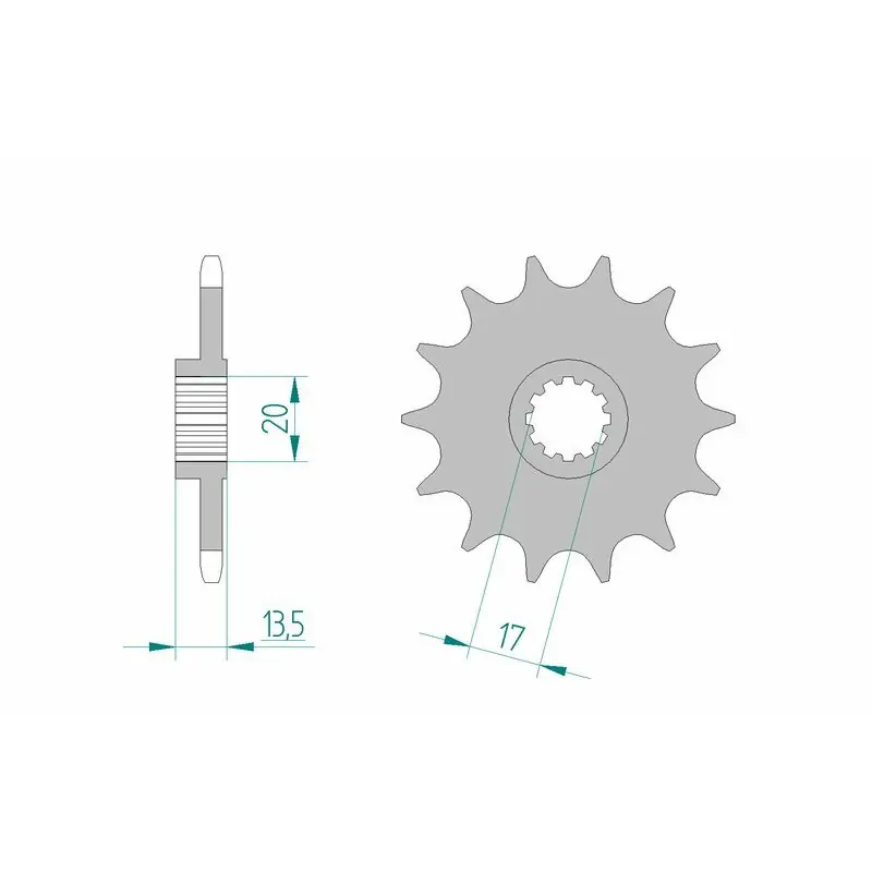 Achetez Aujourd&rsquo;hui Pignon AFAM acier standard 55300 – 520