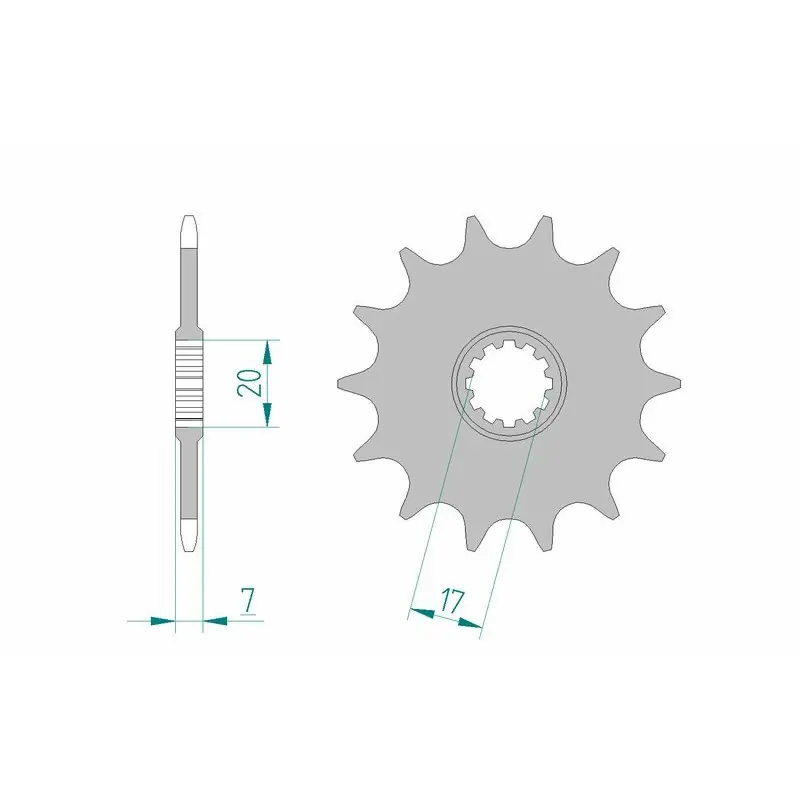 Achat Immédiat Pignon AFAM acier standard 94107 – 415