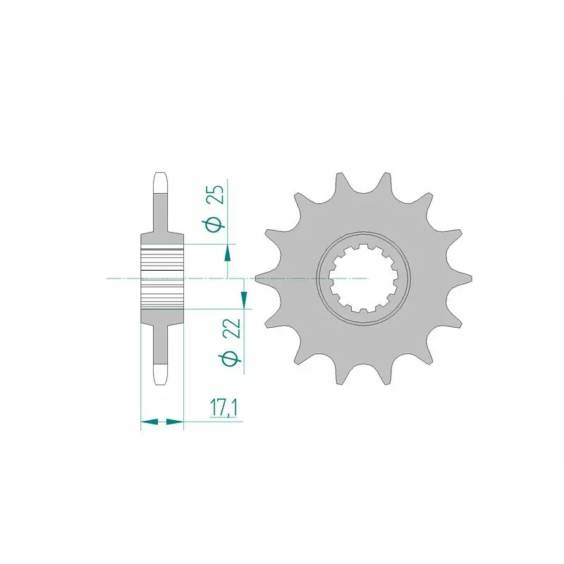 Offre Du Jour Pignon AFAM acier standard 20407 – 520