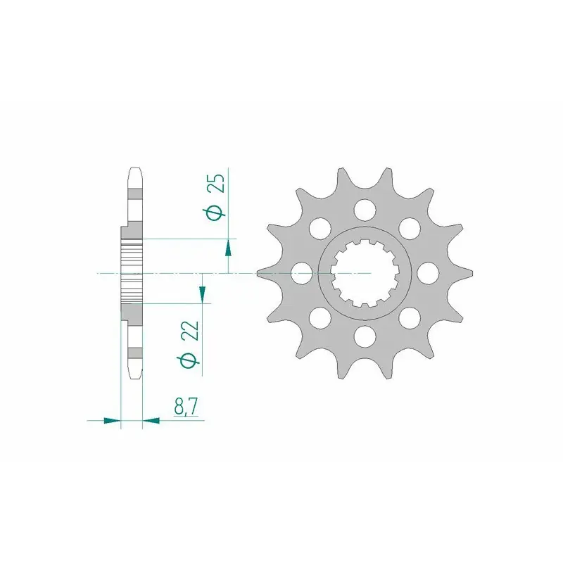 Solde Pignon AFAM acier standard 28402 – 520