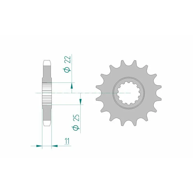 Commande En Gros Pignon AFAM acier standard 21602 – 530