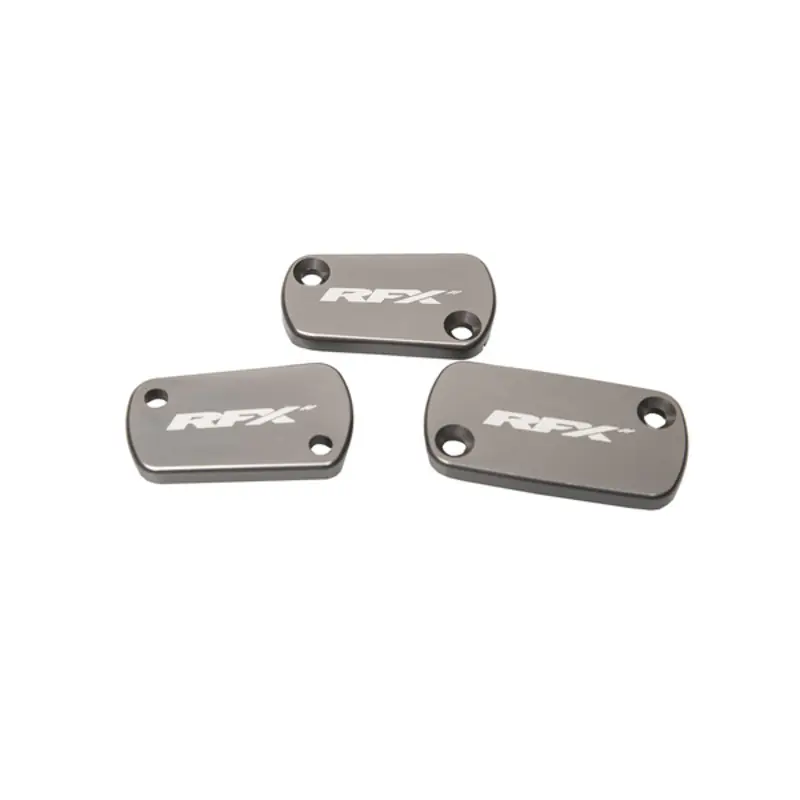 Top Vente Jeu de bouchons de réservoir RFX Pro (Gris minéral) – Kawasaki KXF450