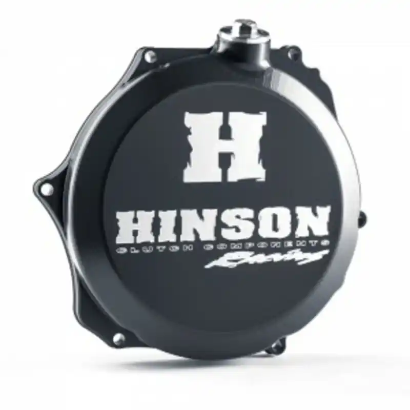Couvercle de carter d'embrayage HINSON aluminium noir Honda CRF250R Dernier Modèle