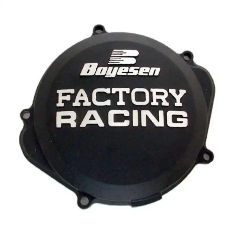 Paiement Sécurisé Couvercle de carter d'embrayage BOYESEN Factory Racing noir Kawasaki KX250F