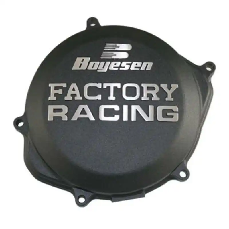 Couvercle de carter d'embrayage BOYESEN Factory Racing noir Yamaha YZ250F Prix Réduit