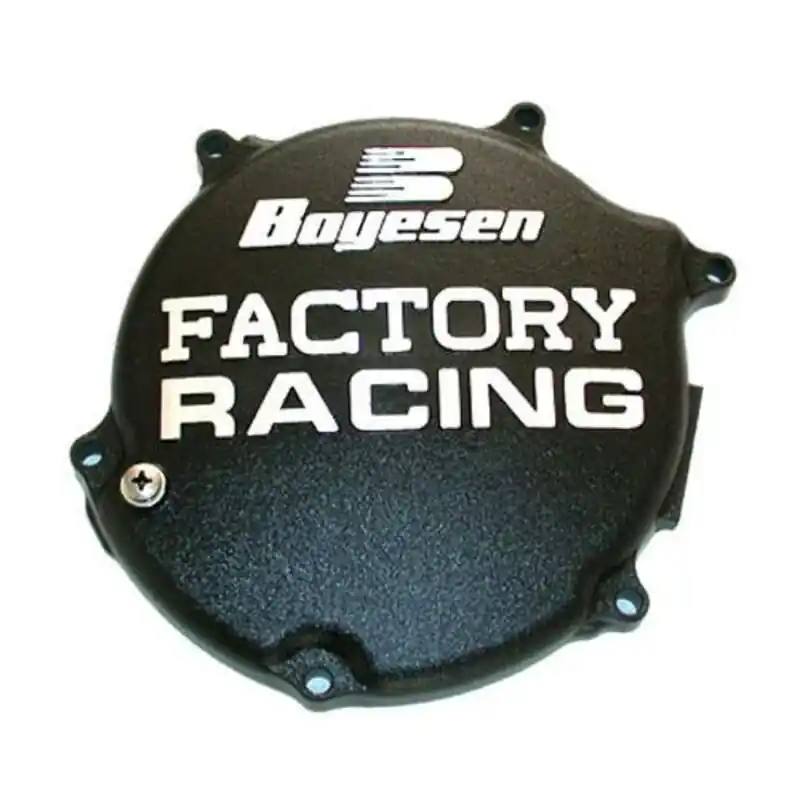 Couvercle de carter d'embrayage BOYESEN Factory Racing noir Kawasaki KX125 Offre Du Jour
