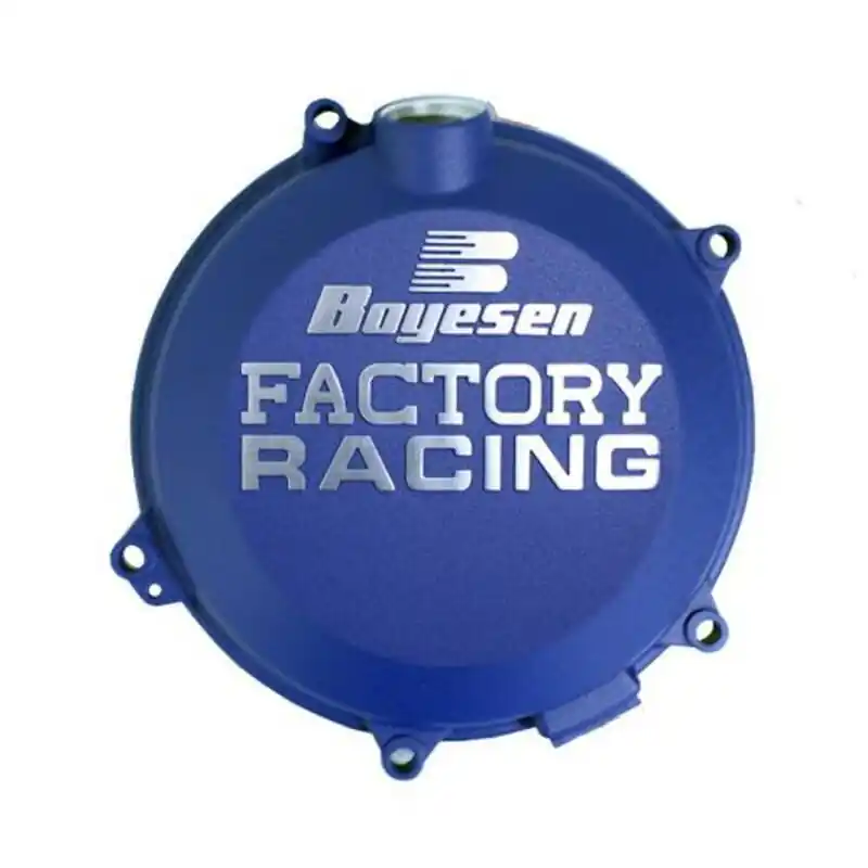 Certifié Couvercle de carter d’embrayage BOYESEN Factory Racing alu Race Blue KTM/Husqvarna