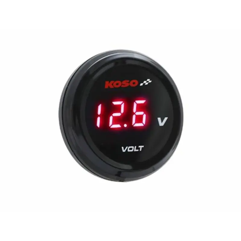Voltmètre KOSO i-GEAR affichage bleu Pas Cher