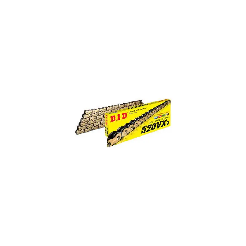 Meilleur Prix Chaîne Renforcée D.I.D 520VX3 X-Ring