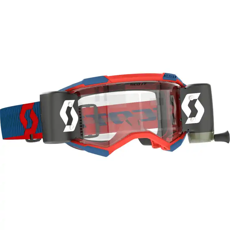 Produit De Marque Masque SCOTT Fury WFS Bleu Rouge