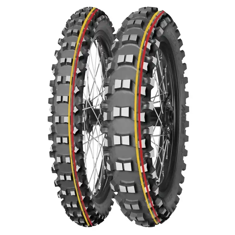 Usine Directe Pneu MITAS TERRA FORCE-MX SM 110/90-19 NHS 62M TT SOFT TO MEDIUM RED YELLOW