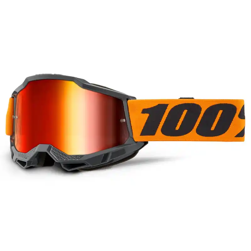 Achetez Aujourd&rsquo;hui Masque Cross ACCURI 2 Orange – Ecran Mirror Rouge