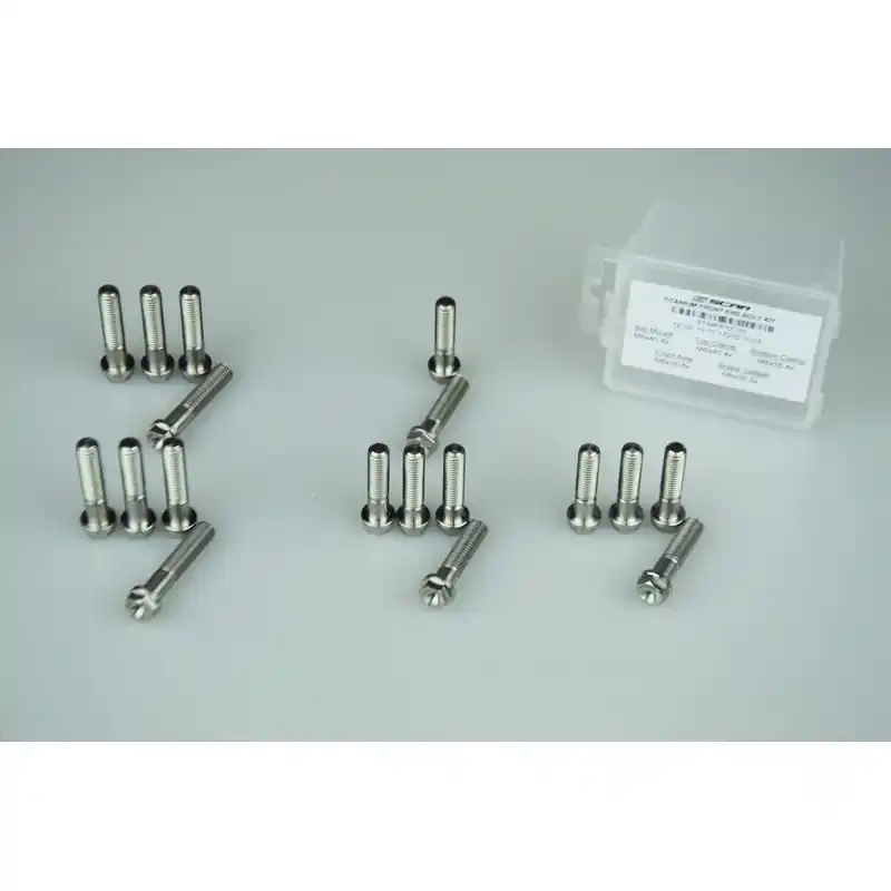 Soldes Visserie titane SCAR 18 pcs Kit vis train avant