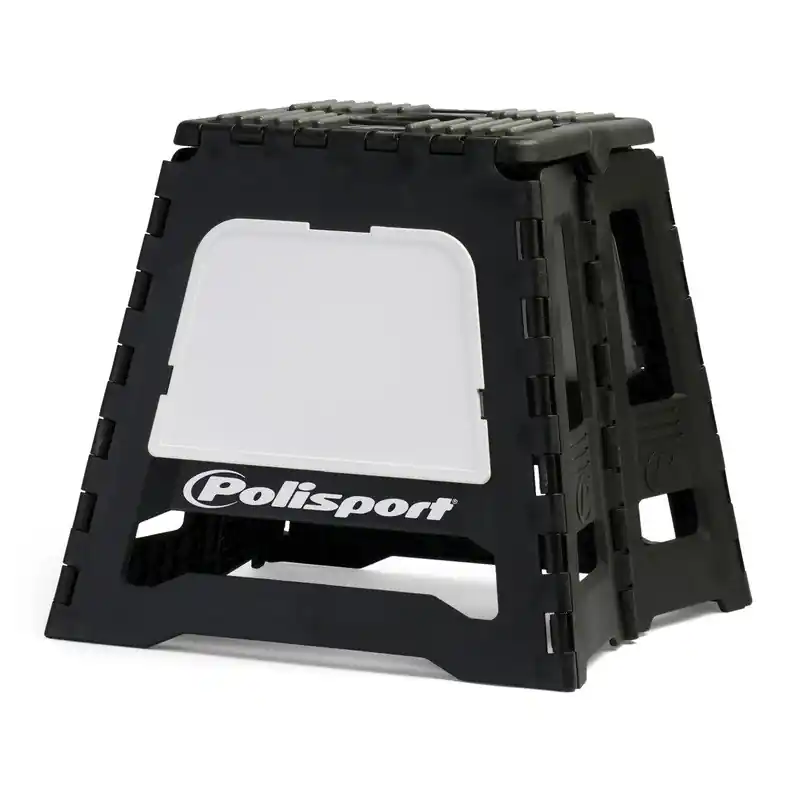 Lève-moto fixe POLISPORT repliable noir/blanc Expédié Aujourd&rsquo;hui