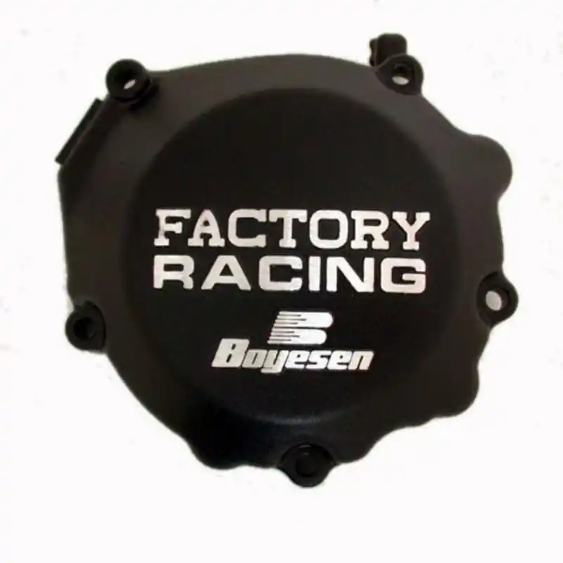 Couvercle d'allumage BOYESEN Factory Racing noir Commander Vite