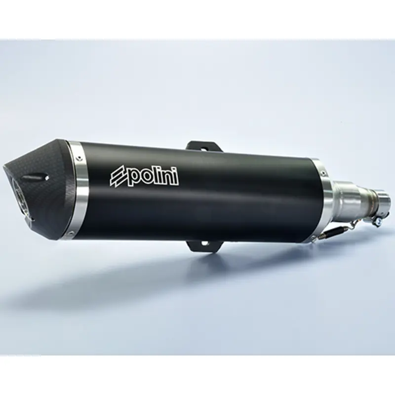 Silencieux POLINI Aluminium noir - Piaggio Prix Réduit