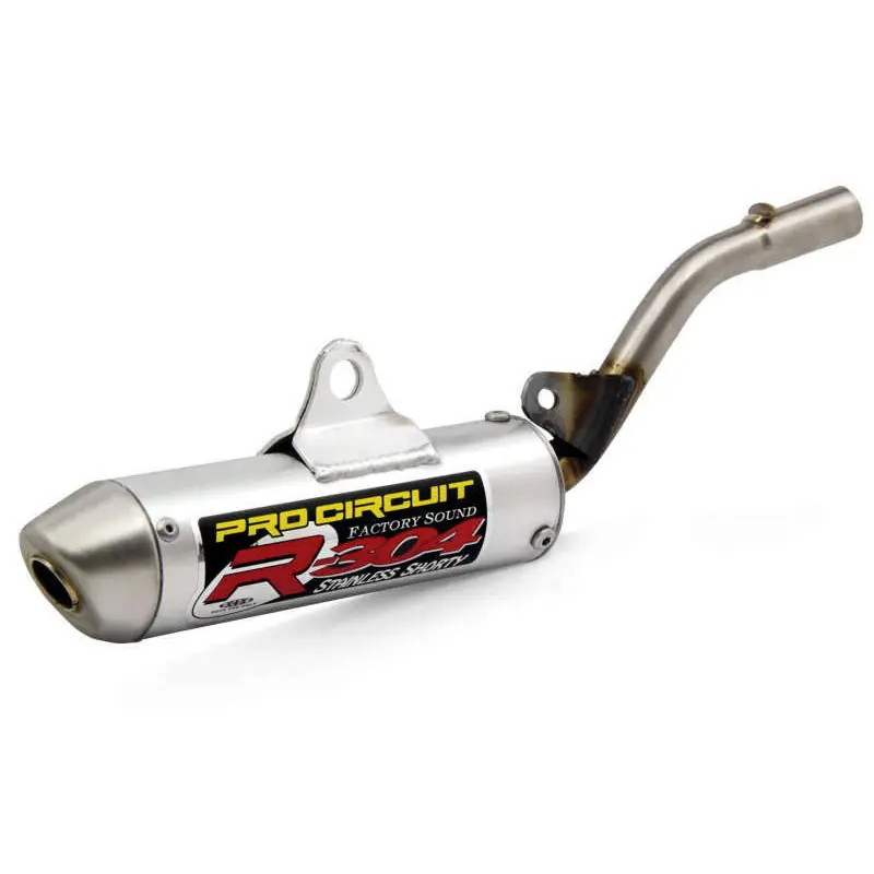 Quantité Limitée Silencieux PRO CIRCUIT R-304 Euro alu brossé/casquette inox Kawasaki KX85