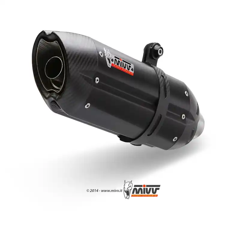 Produit De Marque Silencieux MIVV Suono inox brossé noir/casquette carbone Suzuki GSR 750