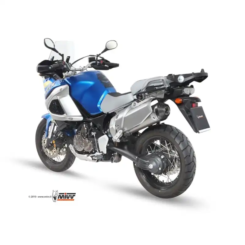 Silencieux MIVV Oval Carbon Cap titane Yamaha XT-Z 1200 Super Ténéré Top Vente