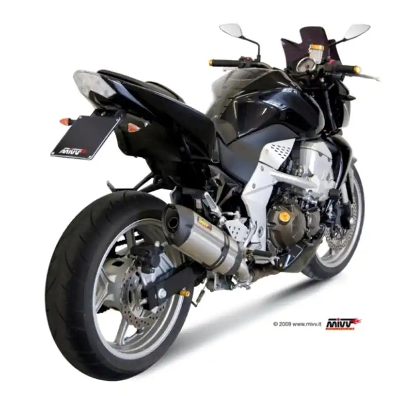 Nouveauté Silencieux MIVV Suono inox brossé noir/casquette carbone Kawasaki Z750