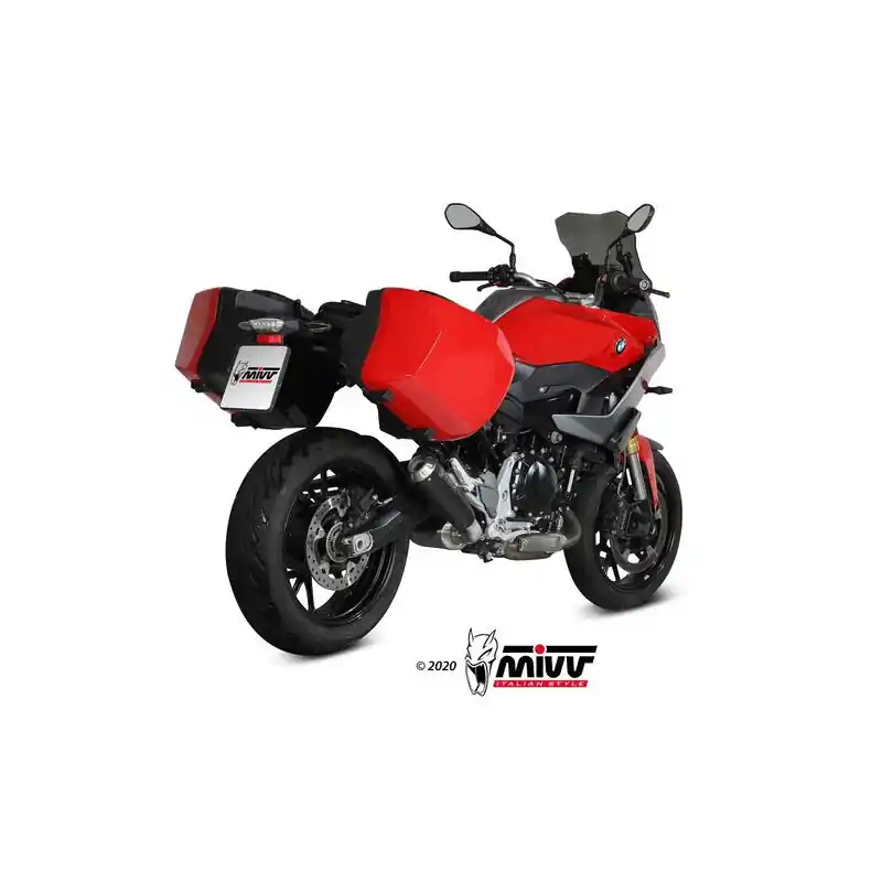 Soldes Silencieux MIVV X-M1 – Steel Black/inox BMW F900XR