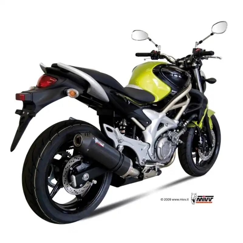 Offre Exclusive Silencieux MIVV Oval Carbon Cap carbone Suzuki Gladius SFV 650