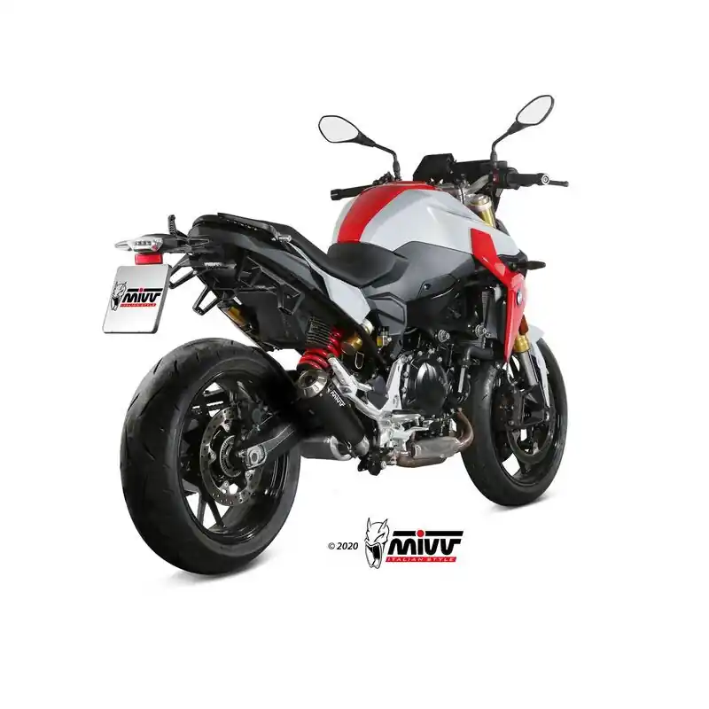 Prix Bas Silencieux MIVV X-M1 – Steel Black/inox BMW F900R
