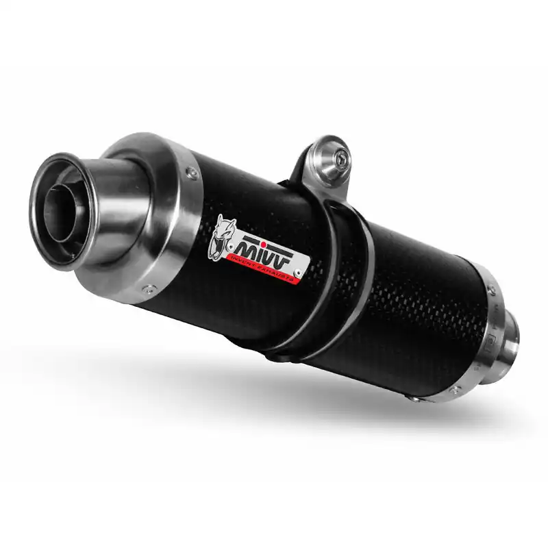 Silencieux MIVV GP Carbone casquette inox Honda CB500F Dernier Modèle
