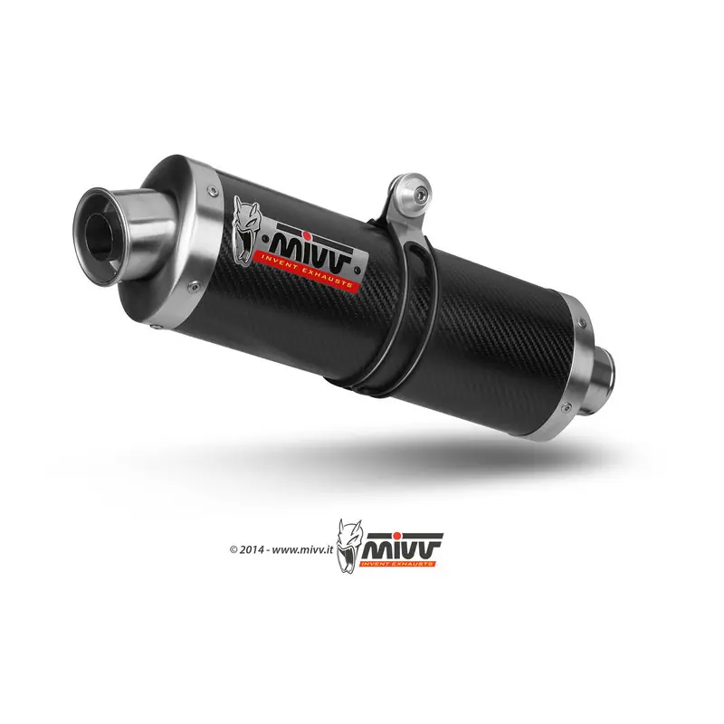 Silencieux MIVV Oval Classic carbone Suzuki GSF1200 Bandit Remise