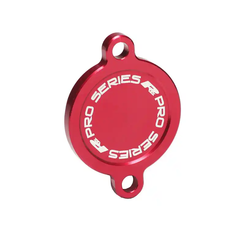Couvercle de filtre à huile RFX Pro (Rouge) – Kawasaki KXF450 Prix Choc