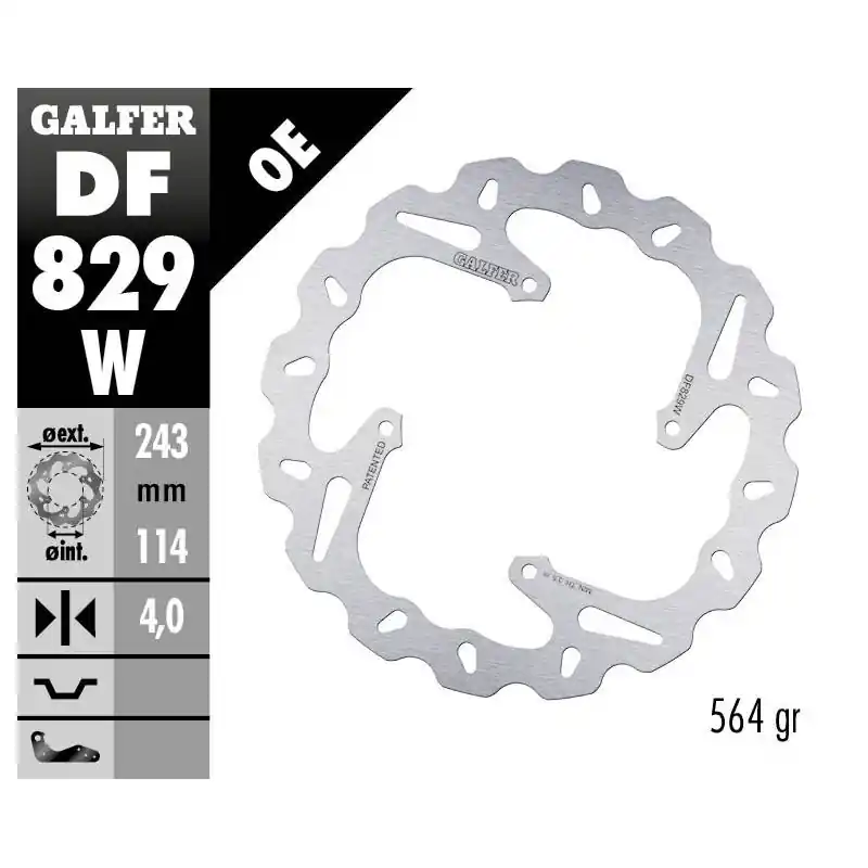 Promotion Saisonnière BRAKE DISC FIXED WAVE