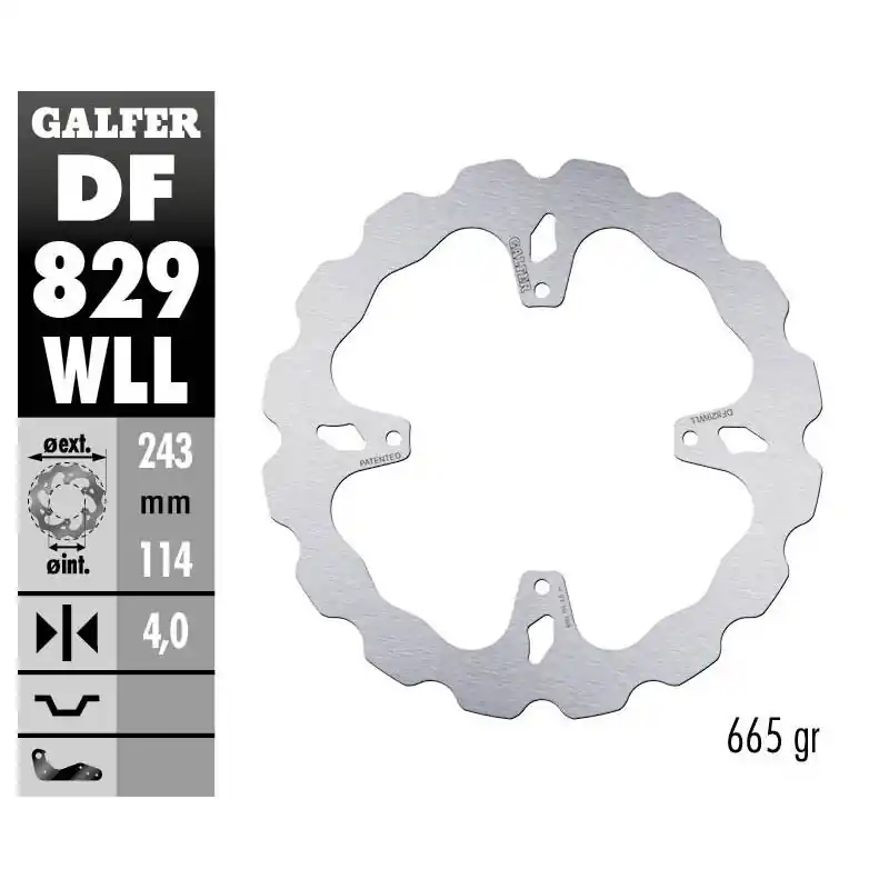 Prix Promo BRAKE DISC FIXED WAVE SO
