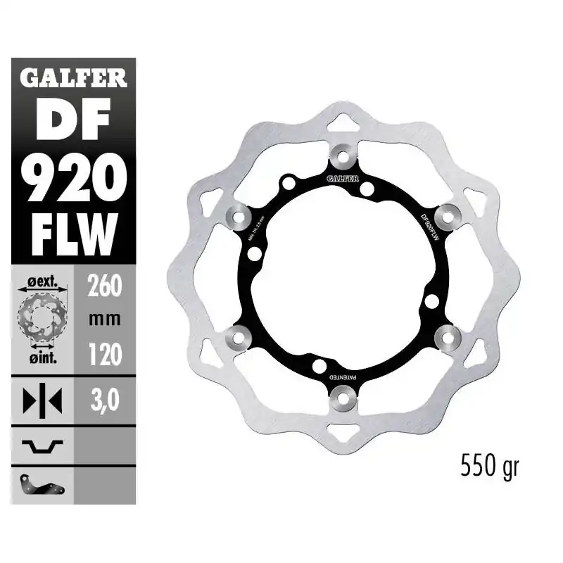 Usine Directe BRAKE DISC FLOAT WAVE